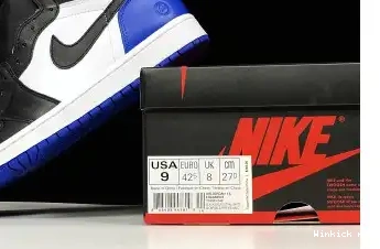 BLACK AIR 1 RETRO ROYAL-WHITE MENS SPORT “FRAGMENT” JORDAN 0605